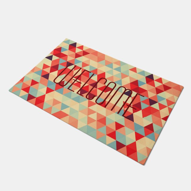 Pretty Triangle pattern II + your ideas Doormat (Angled)