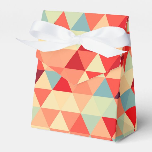 Pretty Triangle pattern II + your ideas Favour Box (Front Side)