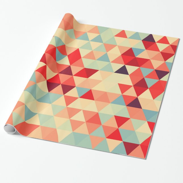 Pretty Triangle pattern II + your ideas Wrapping Paper (Unrolled)