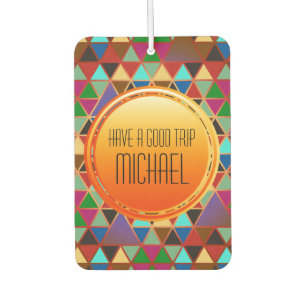 Pretty Triangle pattern III + your ideas Car Air Freshener