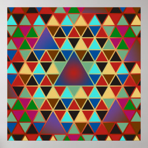 Pretty Triangle pattern III + your ideas Poster