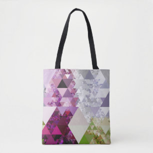 Pretty Triangle pattern IV + your ideas Tote Bag