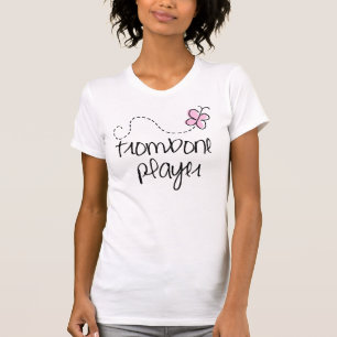 Pretty Trombone Player Music T-shirt