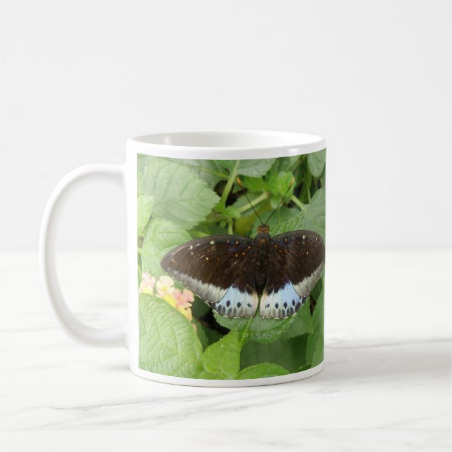 Pretty Tropical Butterfly Mug (Left)