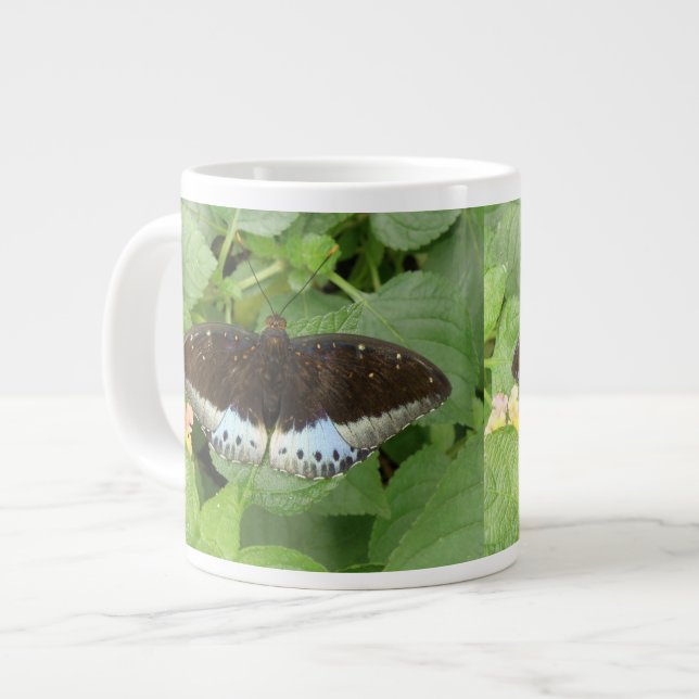 Pretty Tropical Butterfly Mug (Front Left)
