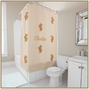 Pretty Tropical Toucan Shower Curtain