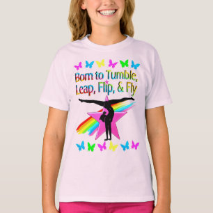 PRETTY TUMBLING GYMNAST GIRL T-Shirt