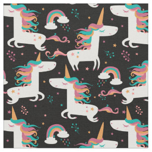 Pretty Unicorn Pattern Fabric