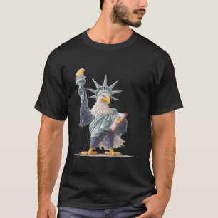 Pretty Usa Statue Costume For Patriotic Clothes Lo T-Shirt
