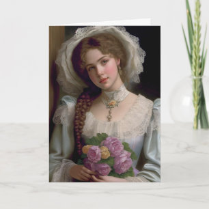 PRETTY VICTORIAN GIRL NOTECARDS
