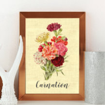 Pretty Vintage Carnation Bouquet 