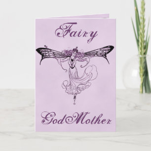 Pretty Vintage Fairy Decal Card