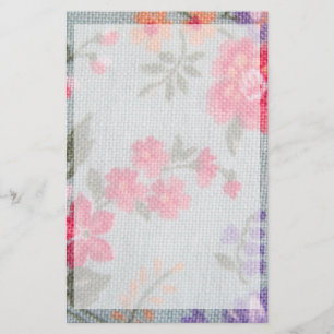 Pretty Vintage Floral Stationary Stationery