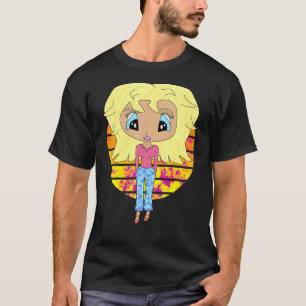 Pretty Vintage Girl Doll T-Shirt