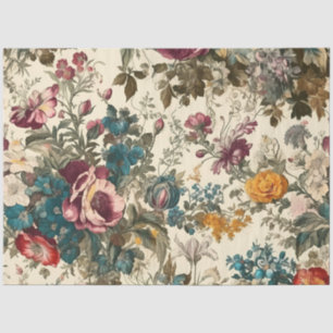 Pretty Vintage Inspired Decoupage Tissue Paper
