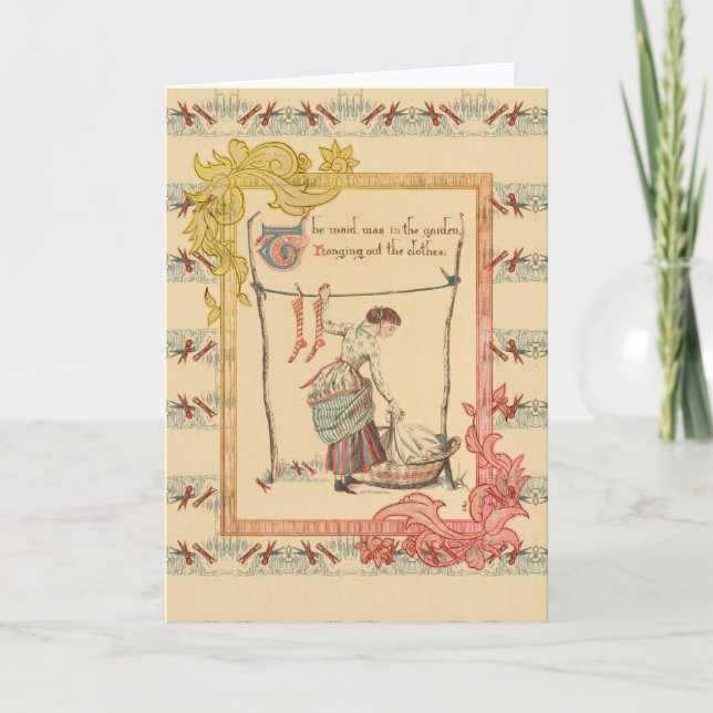 Pretty Vintage Lady Card (Front)