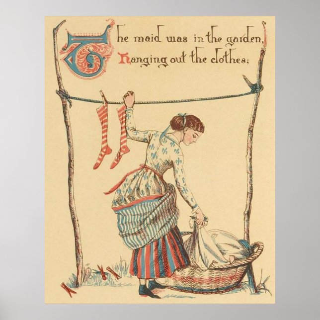 Pretty Vintage Lady Poster (Front)