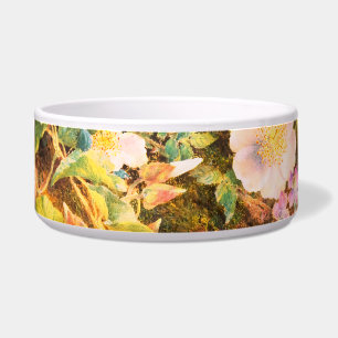 Pretty Vintage petunias flowers floral painting