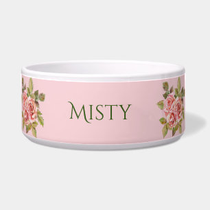 Pretty Vintage Pink Roses Personalised 