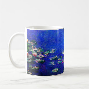 Pretty Vintage Water Lilies by Claude Monet Coffee Mug