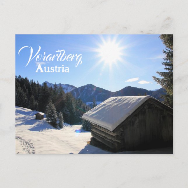 Pretty Vorarlberg Austria  Postcard (Front)