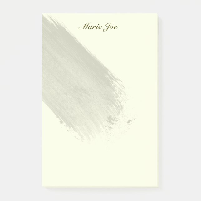 Pretty Watercolor Confetti Splatter Boarder Post-it Notes (Front)