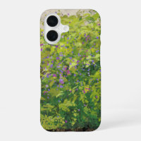 Pretty Watercolor Floral Bush Graphic Art Painting