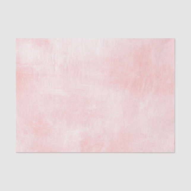 Pretty Watercolor Pale Pink Tissue Paper (Front)