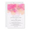 Pretty Watercolor Pink Peach Wedding