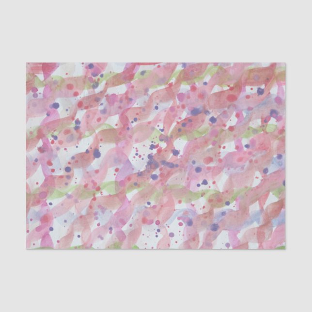 Pretty Watercolor Tissue Paper (Front)