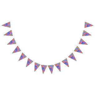 Pretty Watercolour Floral Party Bunting