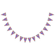 Pretty Watercolour Floral Party Bunting
