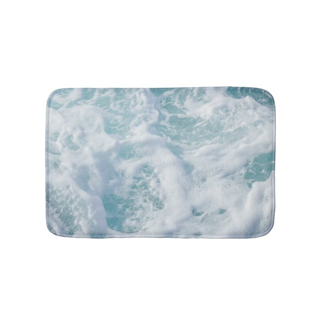 Pretty Waves Foam Bath Mat (Front)