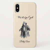 Pretty Western Lady Personalised