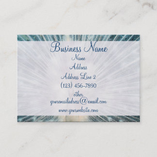 Pretty White Peacock  Business Cards