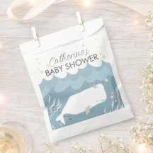 Pretty White Whale Baby Shower 