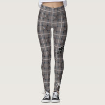Pretty Wicked "Siren Plaid" Leggings - Grey