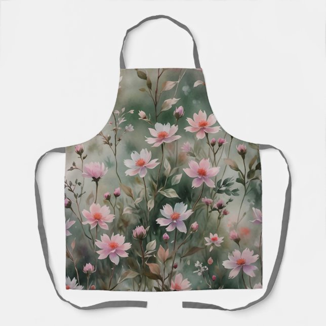 Pretty Wildflowers Apron (Front)