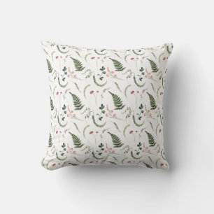 Pretty Wildflowers Botanical Pattern Cushion