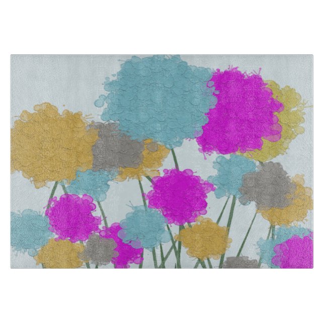 Pretty Wildflowers Cutting Board (Front)