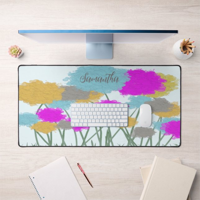 Pretty Wildflowers Desk Mat (Office 1)