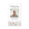 Pretty Wildflowers Funeral Memorial Prayer Card