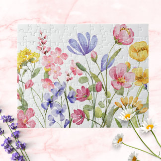 Pretty Wildflowers  Jigsaw Puzzle