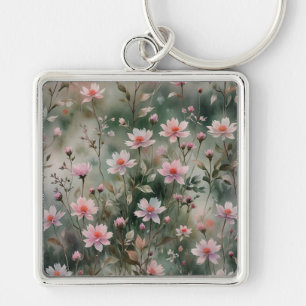 Pretty Wildflowers Key Ring