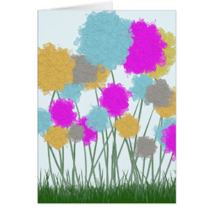 Pretty Wildflowers Note Card