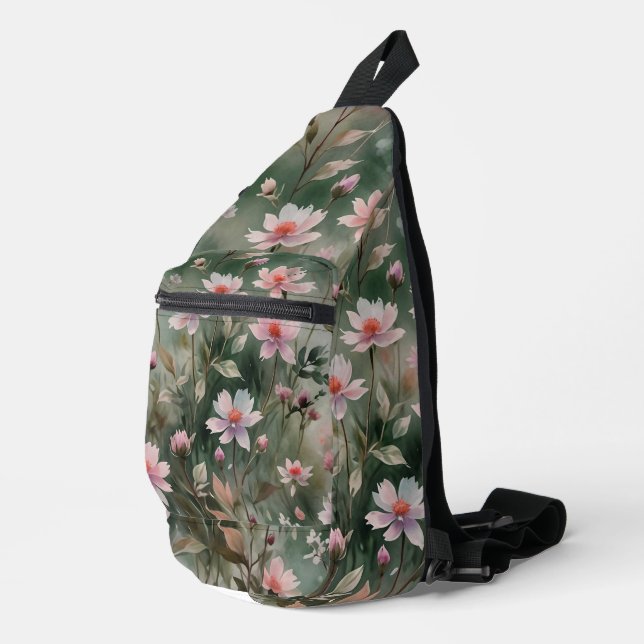 Pretty Wildflowers Sling Bag (Right Corner)