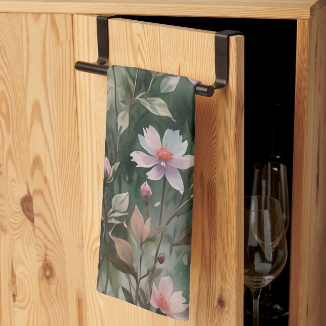 Pretty Wildflowers Tea Towel (Thirds Fold)