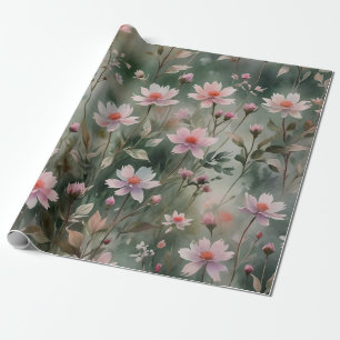 Pretty Wildflowers Wrapping Paper