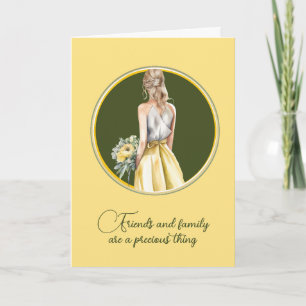 Pretty Will you be my Maid of Honour  Card