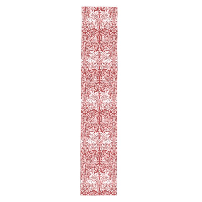 Pretty William Morris "Brother Rabbit" Chintz Medium Table Runner (Front)